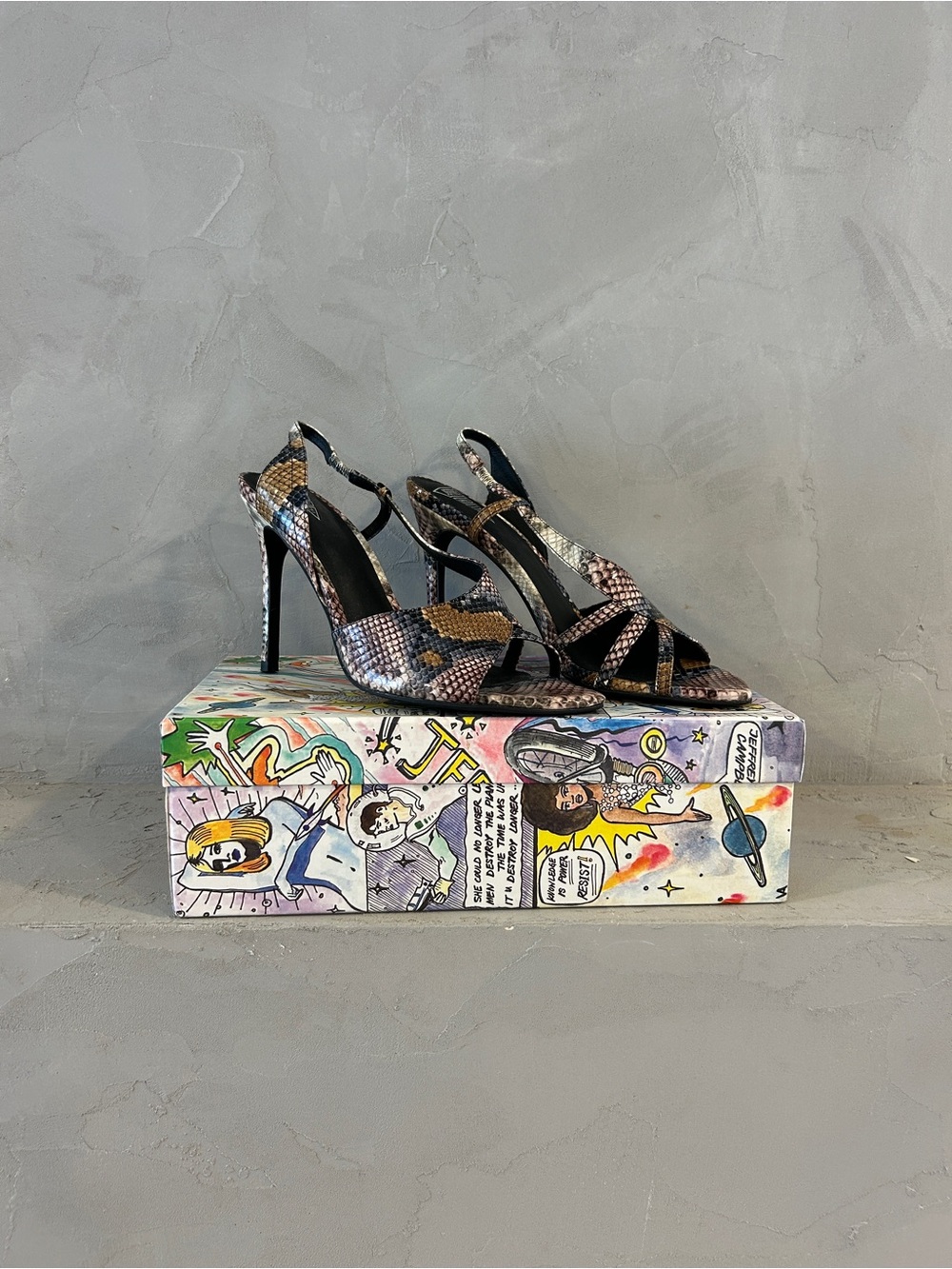 Jeffery Campbell Snake Heels Size 9